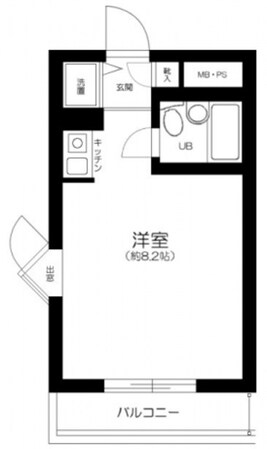 大久保駅 徒歩2分 4階の物件間取画像